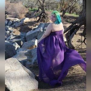 Purple shirt/skirt thing
